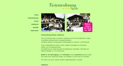Desktop Screenshot of ferienwohnung-nicole.de